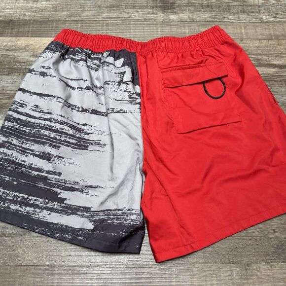 Nike Woven Flow Summer Hoop Shorts DV9605-657 Black Red Men's Size L - Picture 4 of 7